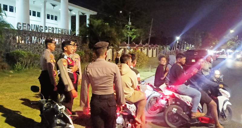 Tangkal 3C, Tim Patroli Malam Polres Bangkalan Sisir UTM
