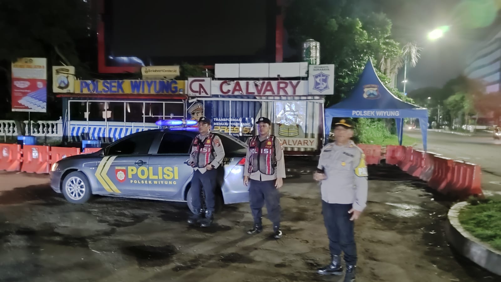 Polsek Wiyung Pimpin Patroli Bersama 2 Pilar, Tingkatkan Keamanan dan Ketertiban Masyarakat