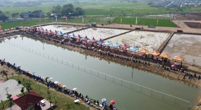 Peringati HUT Korem 082/CPYJ Ke-77, Kolam Pancing Pandu Sakti Kodim Lamongan Diresmikan