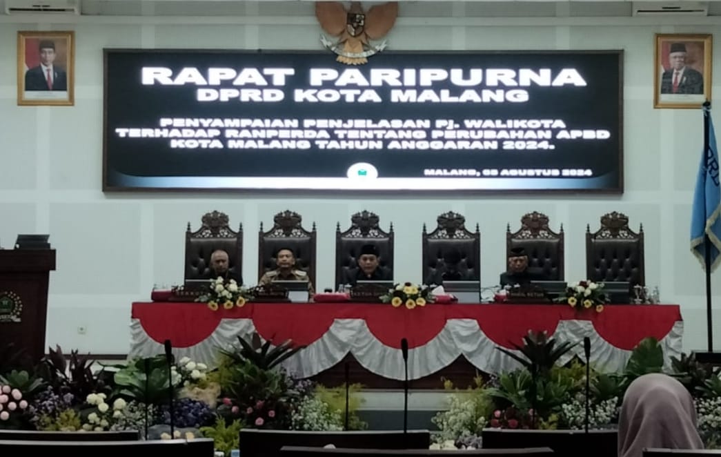 Rapat Paripurna Perubahan APBD, Ketua DPRD Kota Malang Minta Anggaran untuk Kepentingan Rakyat