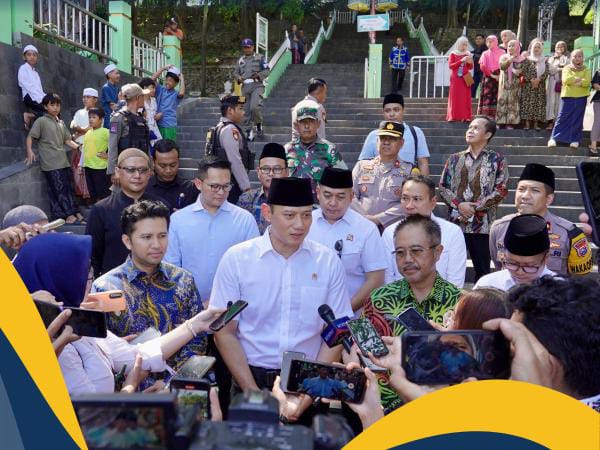 Kepala Kantah ATR/ BPN Tulungagung Hadiri Kunker Menteri AHY di Gresik