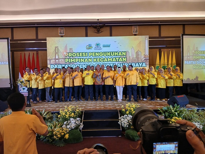 Golkar Surabaya Targetkan 10 Kursi, Siapkan Strategi Hadapi Pemekaran Dapil