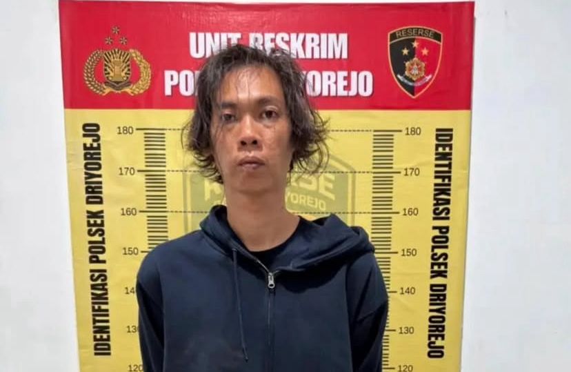 Kalungkan Pisau ke Leher Korban, Perampok Toko Sembako Digagalkan Warga Driyorejo Gresik