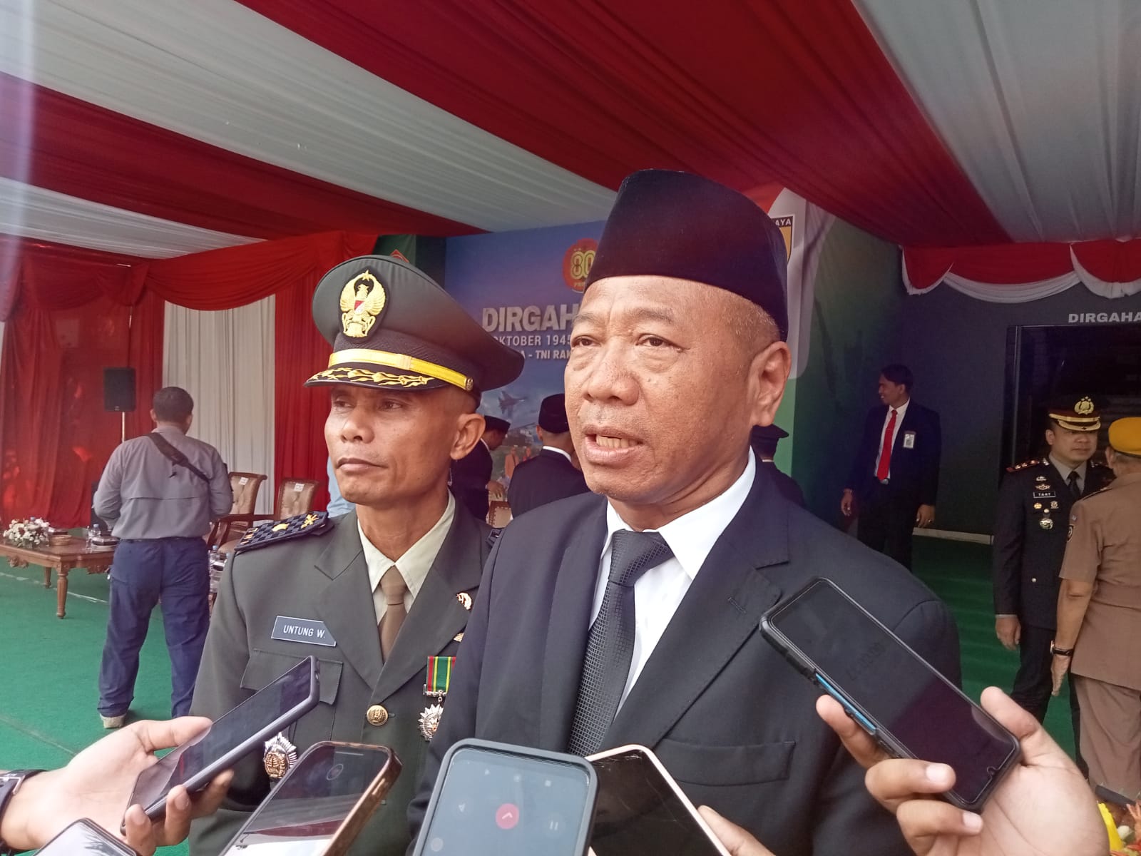 Sambut HUT Ke-80 TNI, Bupati Ajak TNI Jaga Keharmonisan di Tulungagung