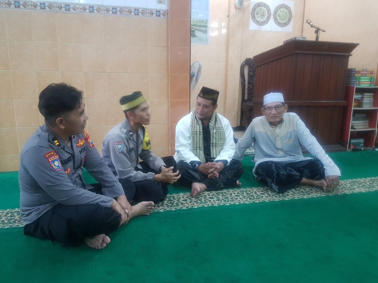 Polsek Asemrowo Jalin Sinergi Erat dengan Pengurus Masjid, Ajak Jemaah Jaga Kamtibmas