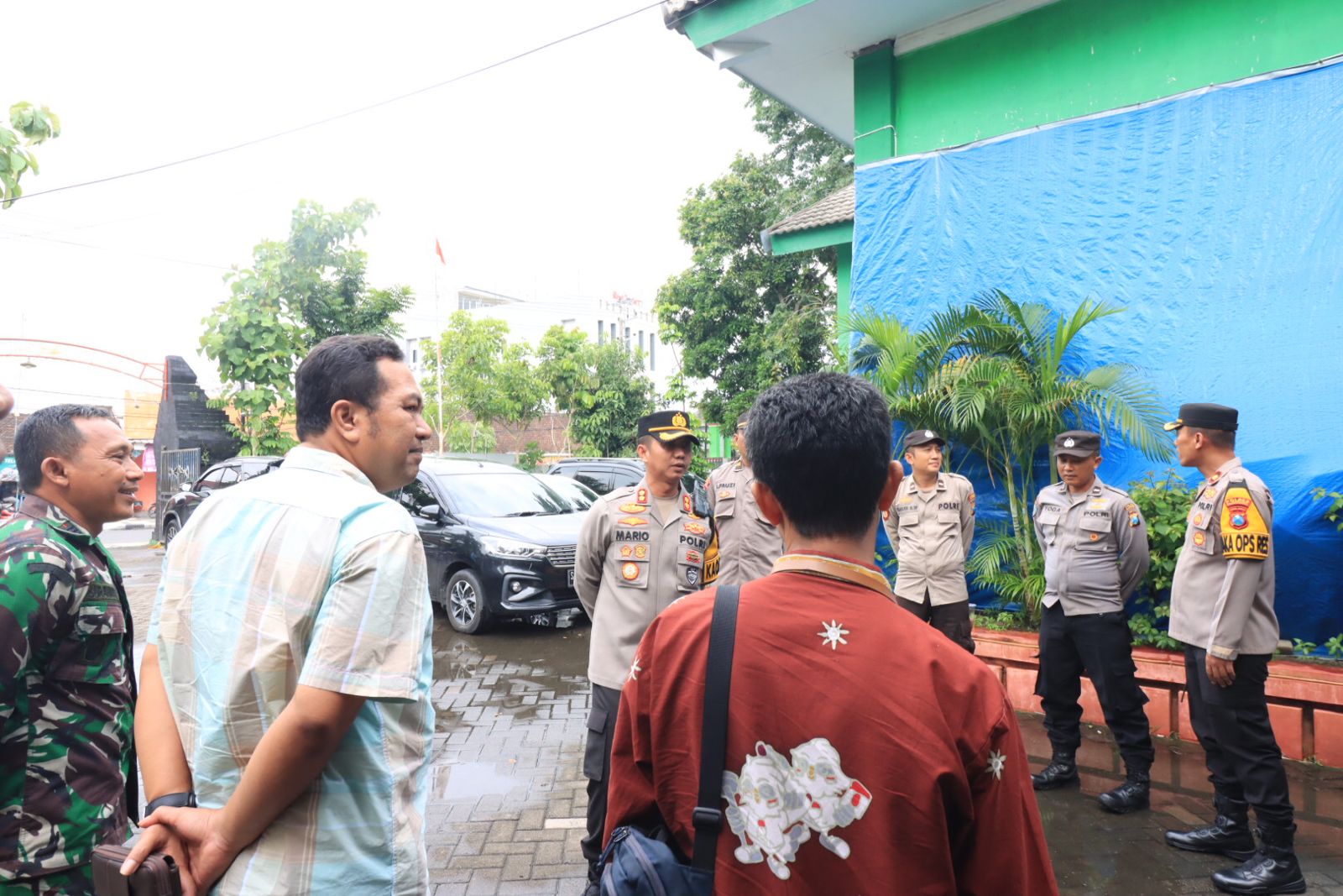 Pastikan Logistik Aman, Kapolres Bojonegoro Sidak PPK Bojonegoro Kota