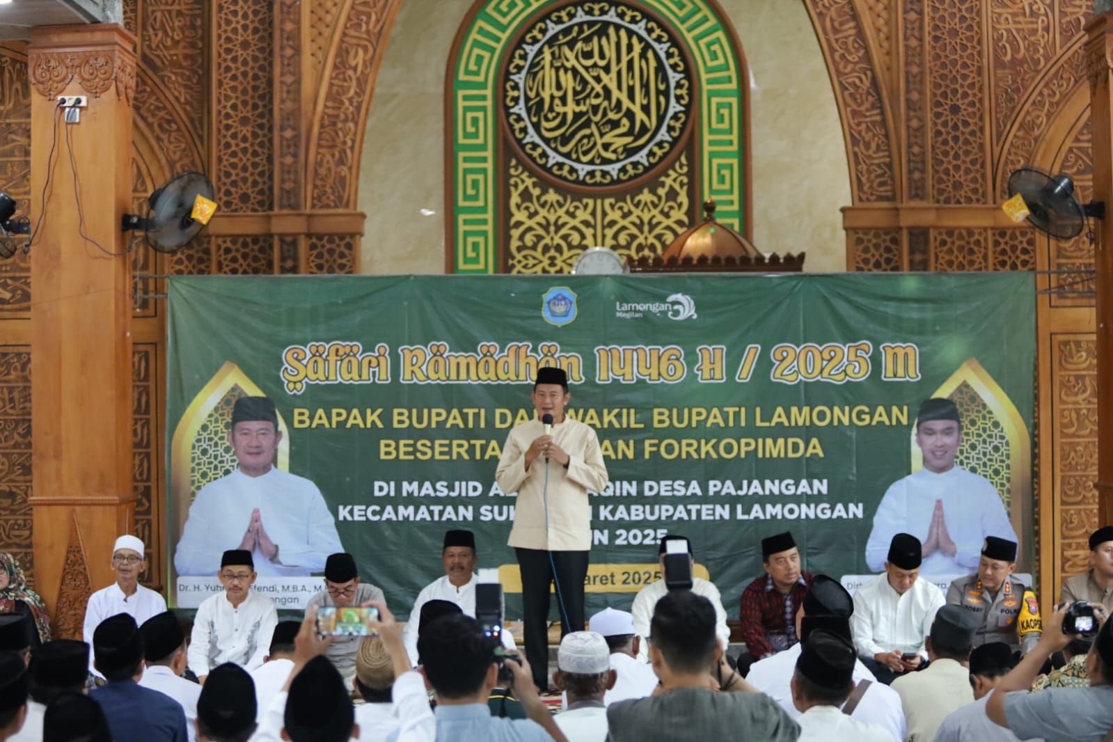 Safari Ramadan Forkopimda, Kapolres Lamongan Tekankan Sinergi untuk Kamtibmas Kondusif