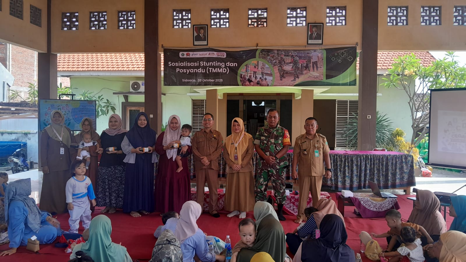 Sinergi TMMD Ke-126 dan Dinkes di Desa Kedondong Edukasi Stunting Demi Generasi Sehat Berkualitas