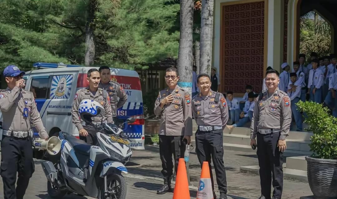 Polres Jember Aktifkan Program Pondok Pesantren Road Safety, Edukasi Keselamatan Jelang Kelulusan Siswa