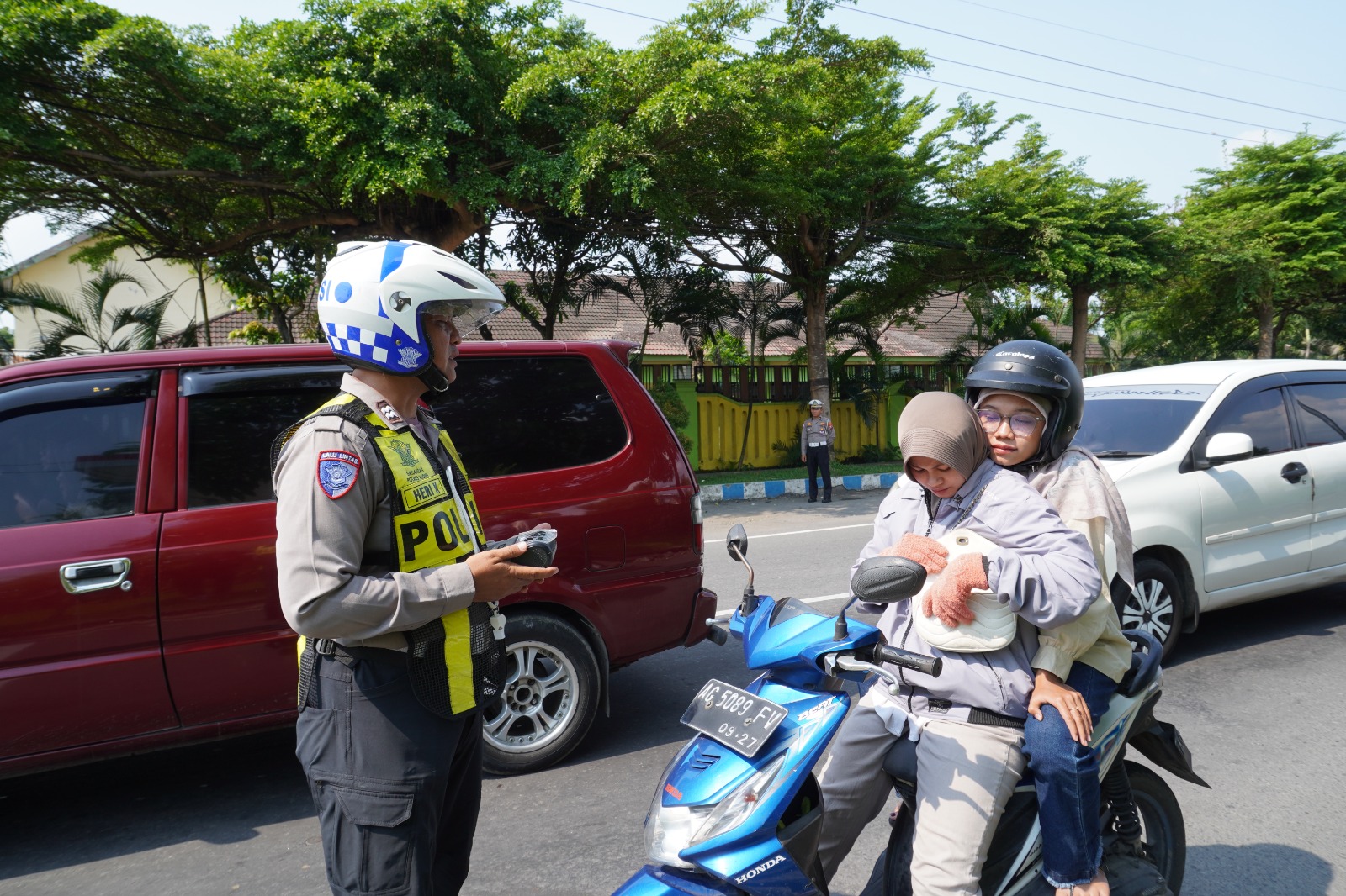 Polres Kediri Operasikan ETLE Handheld, Pelanggaran Kasat Mata Masih Dominan