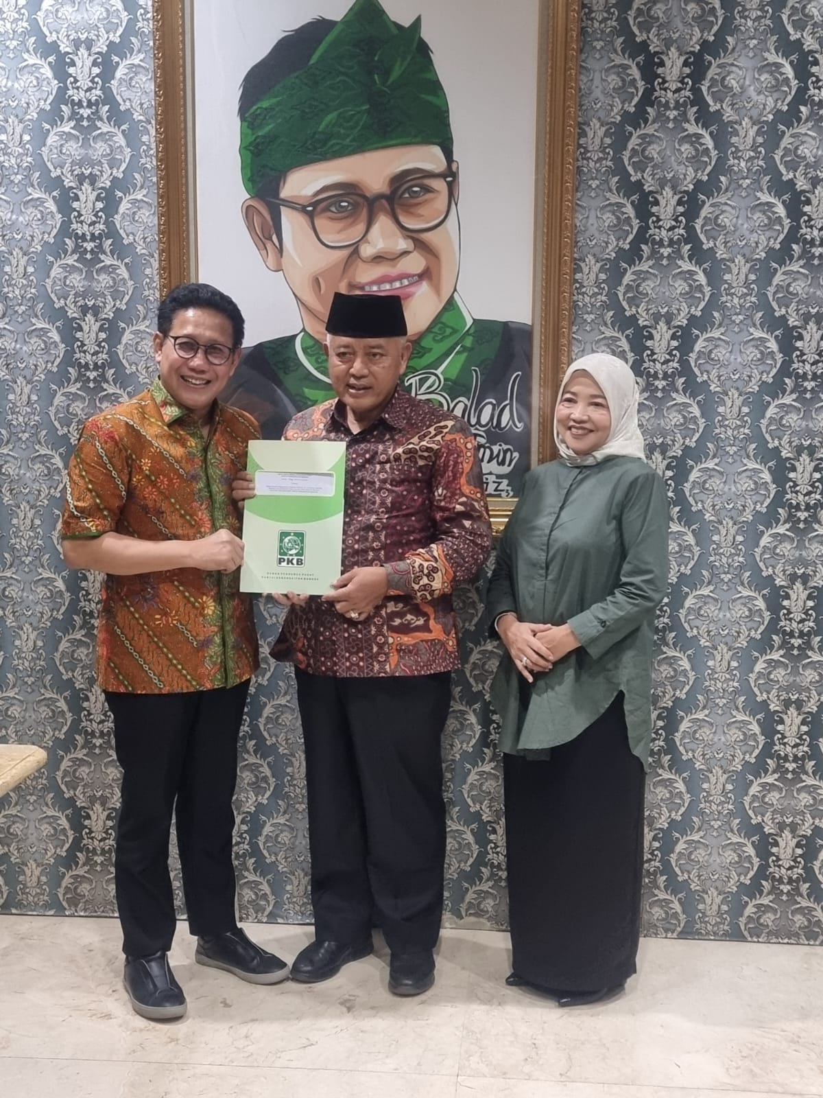 Pasangan Sa-Laf Resmi Direkom DPP PKB Maju Pilbup Malang 2024