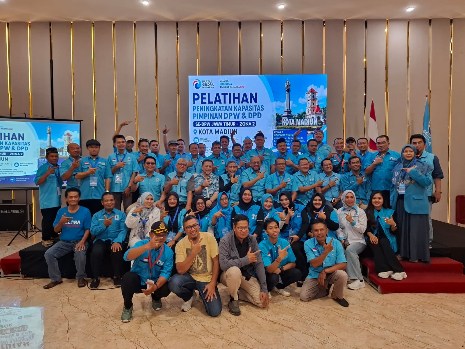 Panaskan Mesin Politik, DPW Gelora Jatim Gembleng Kader di Kota Madiun
