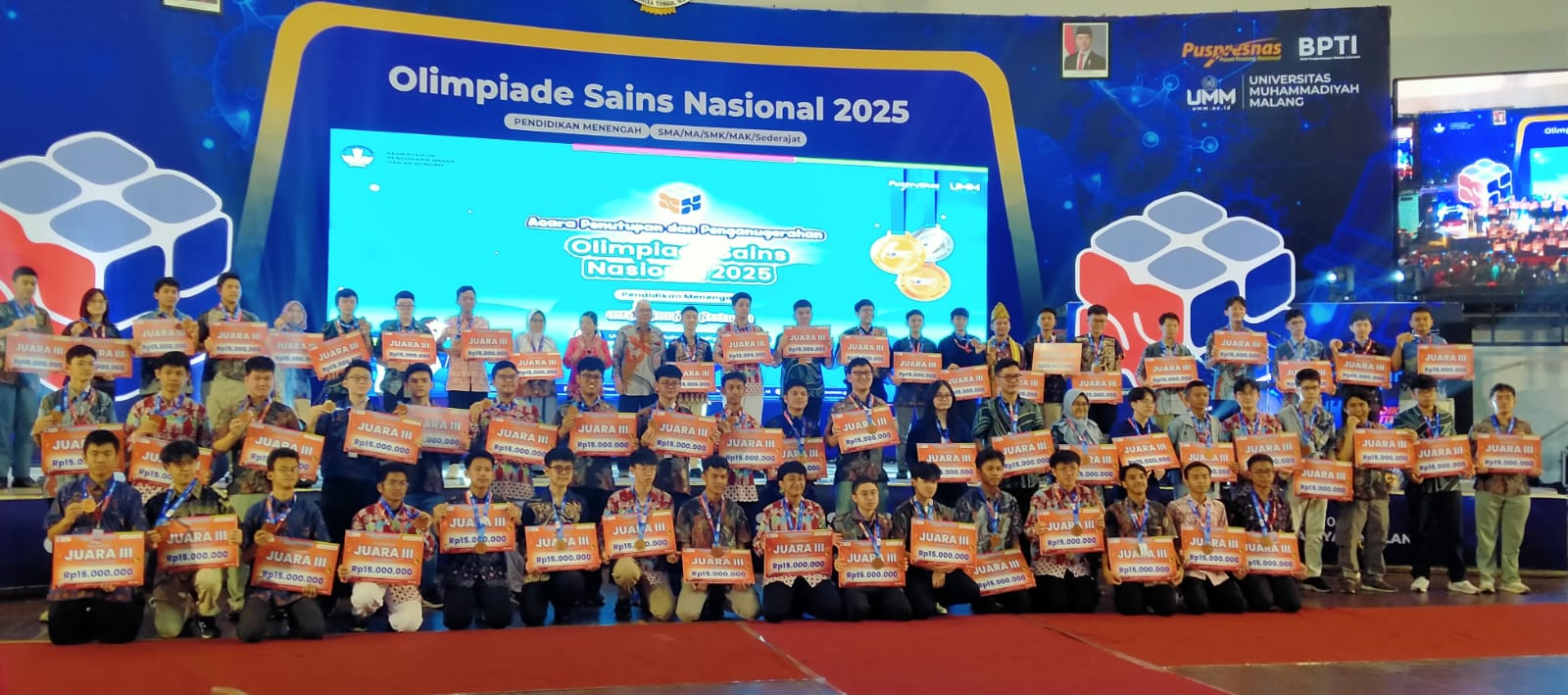 DKI Jakarta Juara Umum Olimpiade Sains Nasional 2025