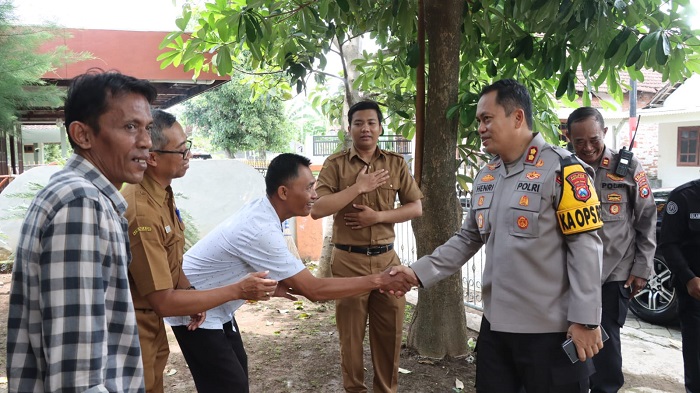 Silaturahmi Kamtibmas di Sukomoro, Kapolres Nganjuk Bahas Banjir dan Pohon Rawan Tumbang