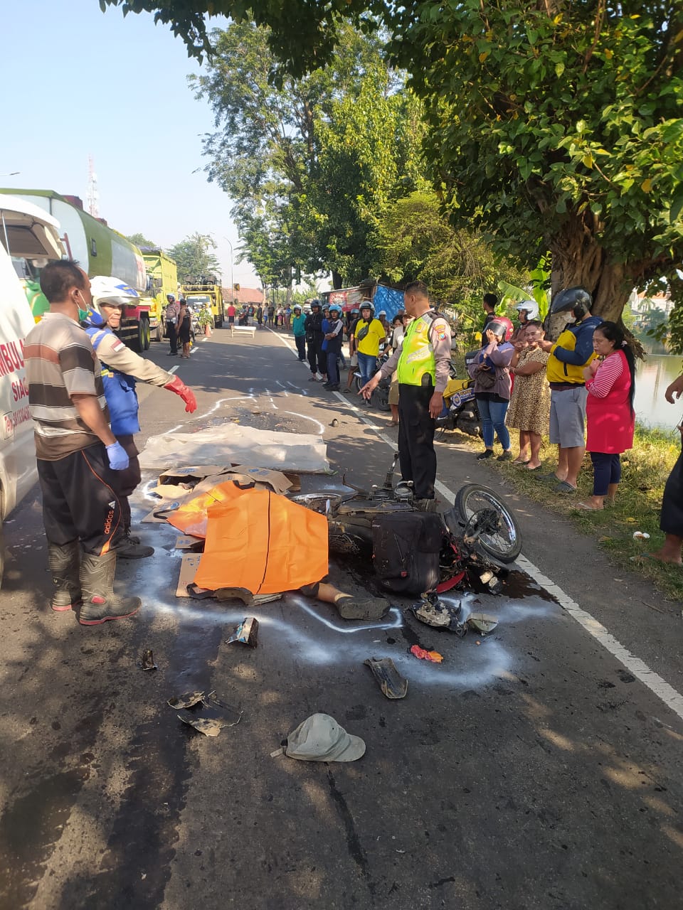 Jalur Tengkorak Sidoarjo Kembali Telan Korban, Warga Semolowaru Utara Tewas Digilas Trailer