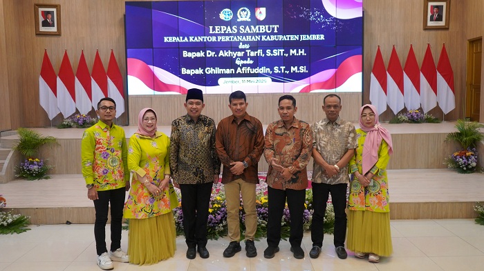 Kepala Kantor ATR/BPN Jember Berganti Ghilman Afifuddin: Bupati Gus Fawait Berharap BPN Tingkatkan Kolaborasi