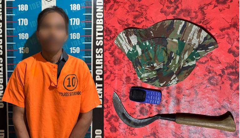 Motif Cemburu, Pelaku Pembacokan Bapak dan Anak Situbondo Tertangkap di Bondowoso