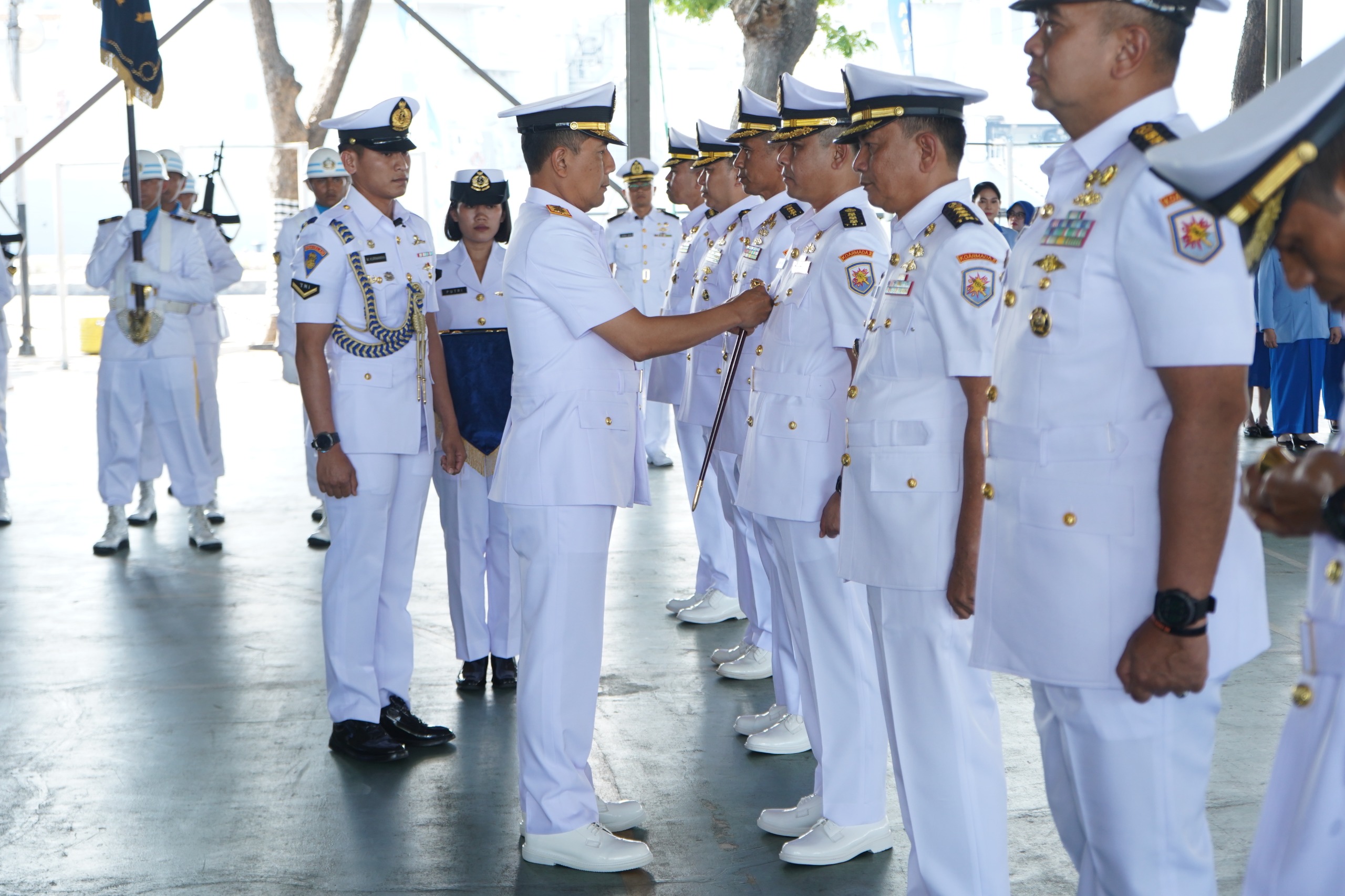 Pangkoarmada II Pimpin Sertijab dan Pengukuhan Jabatan Strategis