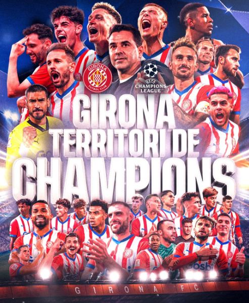 Tim Kejutan! Girona Memastikan Bermain di Champions League Untuk Pertama Kalinya