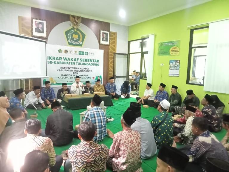 Gandeng Banyak Pihak, Kantah ATR/BPN Tulungagung Gencarkan Sertipikasi Aset Wakaf