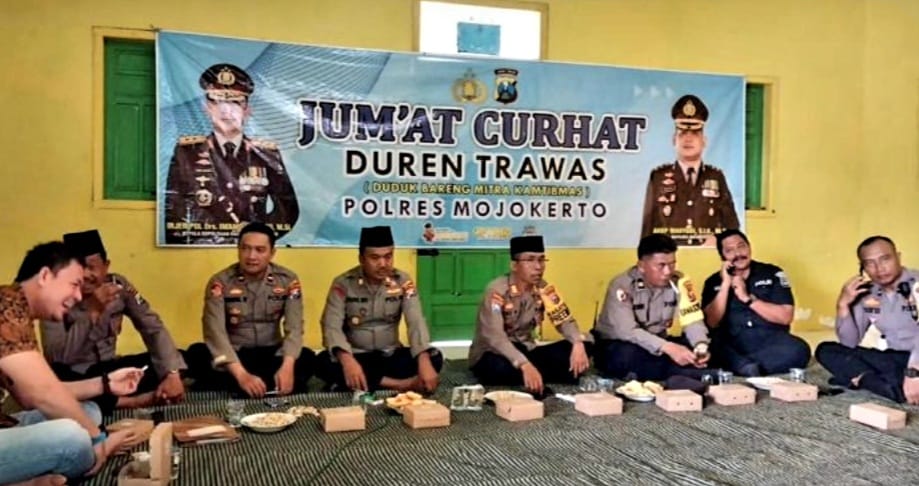 Jumat Curhat, Polres Mojokerto Tekankan Kamtibmas Jelang Pemilu 2024