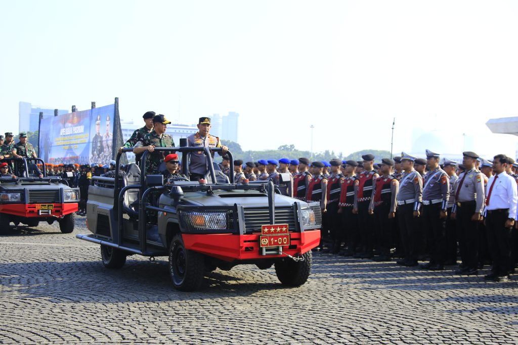 Sebanyak 115.000 Personel TNI-Polri Siap Amankan Pelantikan Prabowo-Gibran