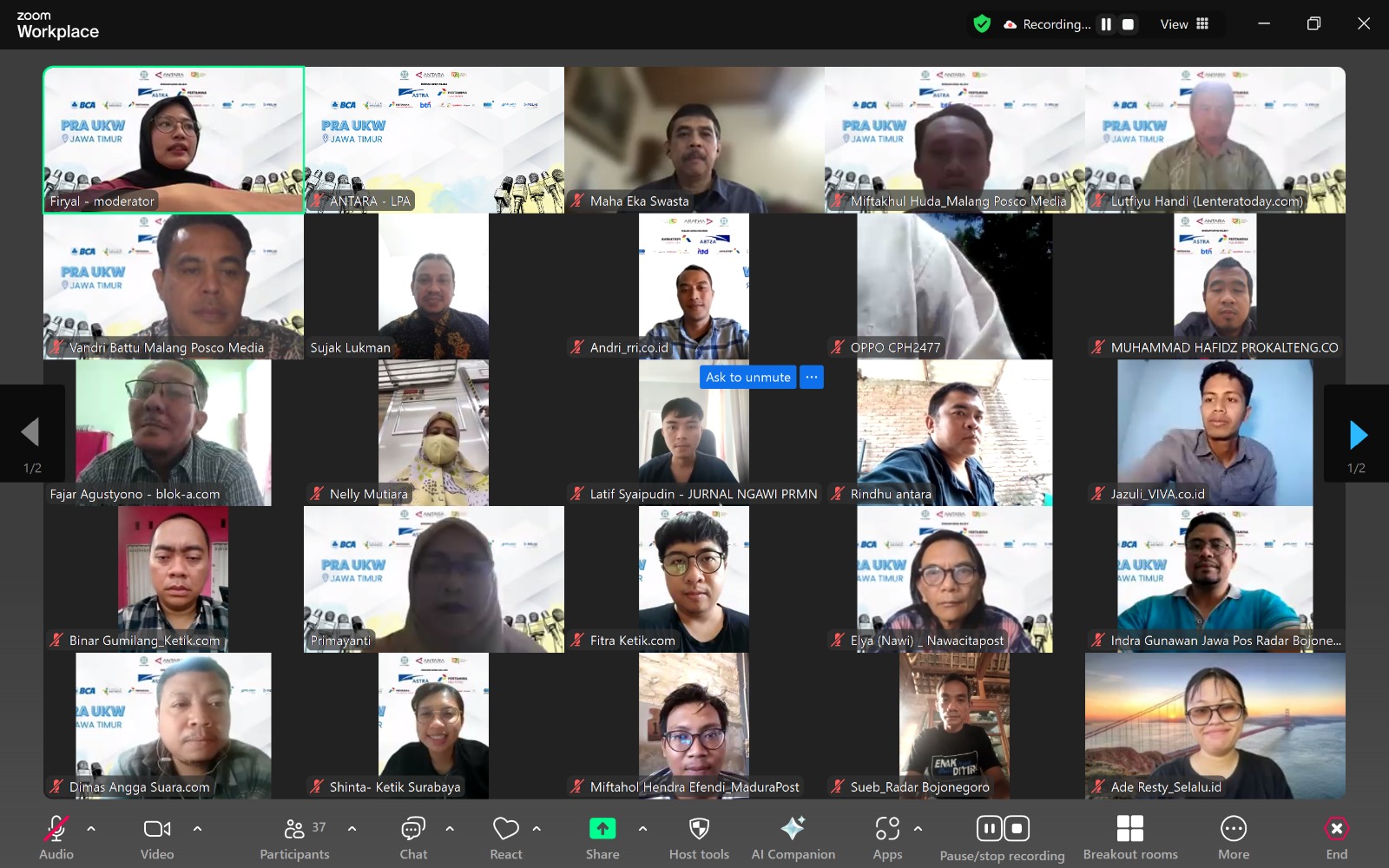 Pra UKW di Surabaya: Ingatkan soal Integritas Profesional dan Pertajam Kemampuan Jurnalis