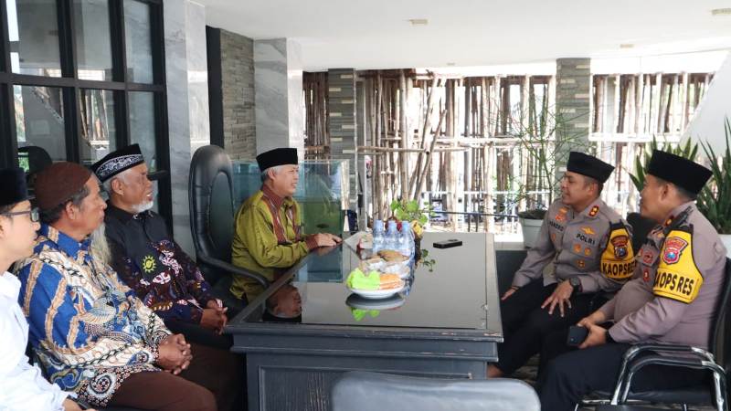 Perkokoh Kemitraan, Kapolres Bangkalan Sowan ke Kediaman Ketua PD Muhammadiyah