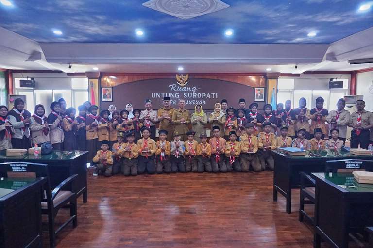 Pjs Wali Kota Pasuruan Semangati Siswa Raih Prestasi di Ajang Jelajah Santri Ke-8 Tahun 2024