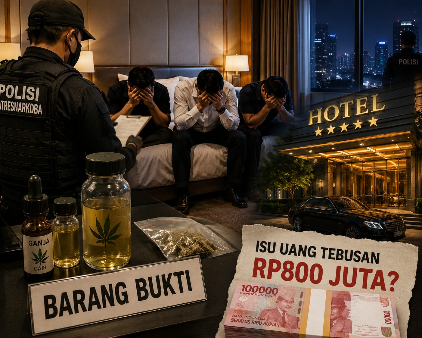 Isu Penggerebekan Kurator di Embong Malang, Polisi Bantah Adanya Ganja Cair dan Uang Tebusan Rp800 Juta
