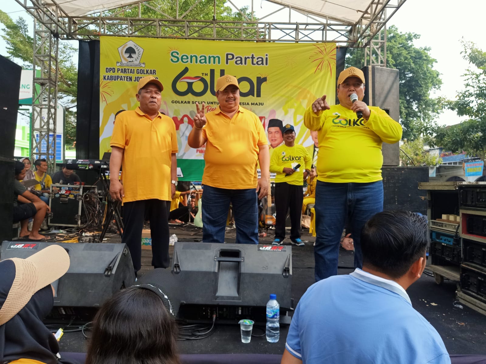 Senam Bersama WarSa, Ketua Golkar Jombang Wajibkan Kader Menangkan Warsubi-Salman