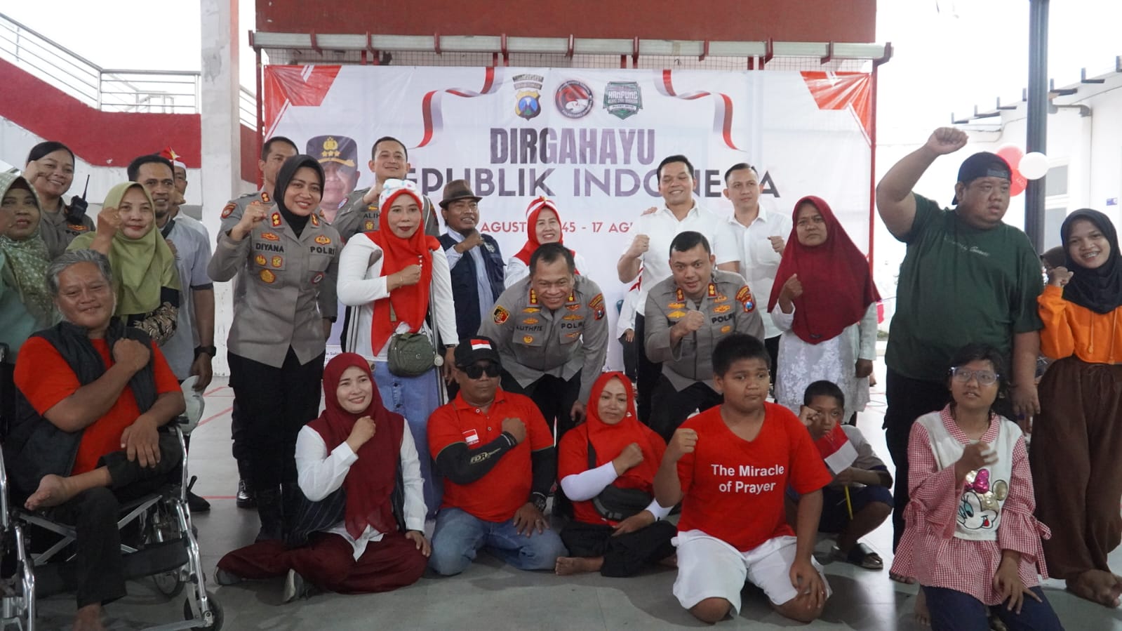 Penyandang Difabel Meriahkan Lomba HUT RI ke-80 di Kampung Bebas Narkoba Kupang Gunung Timur