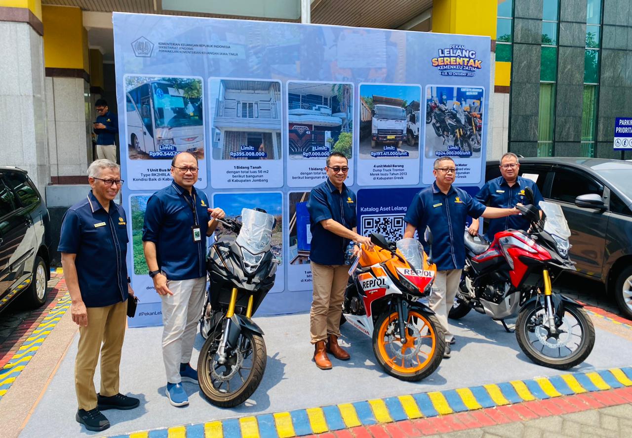 Optimalkan Penerimaan Negara, Kemenkeu Satu Jatim Lelang 69 Aset
