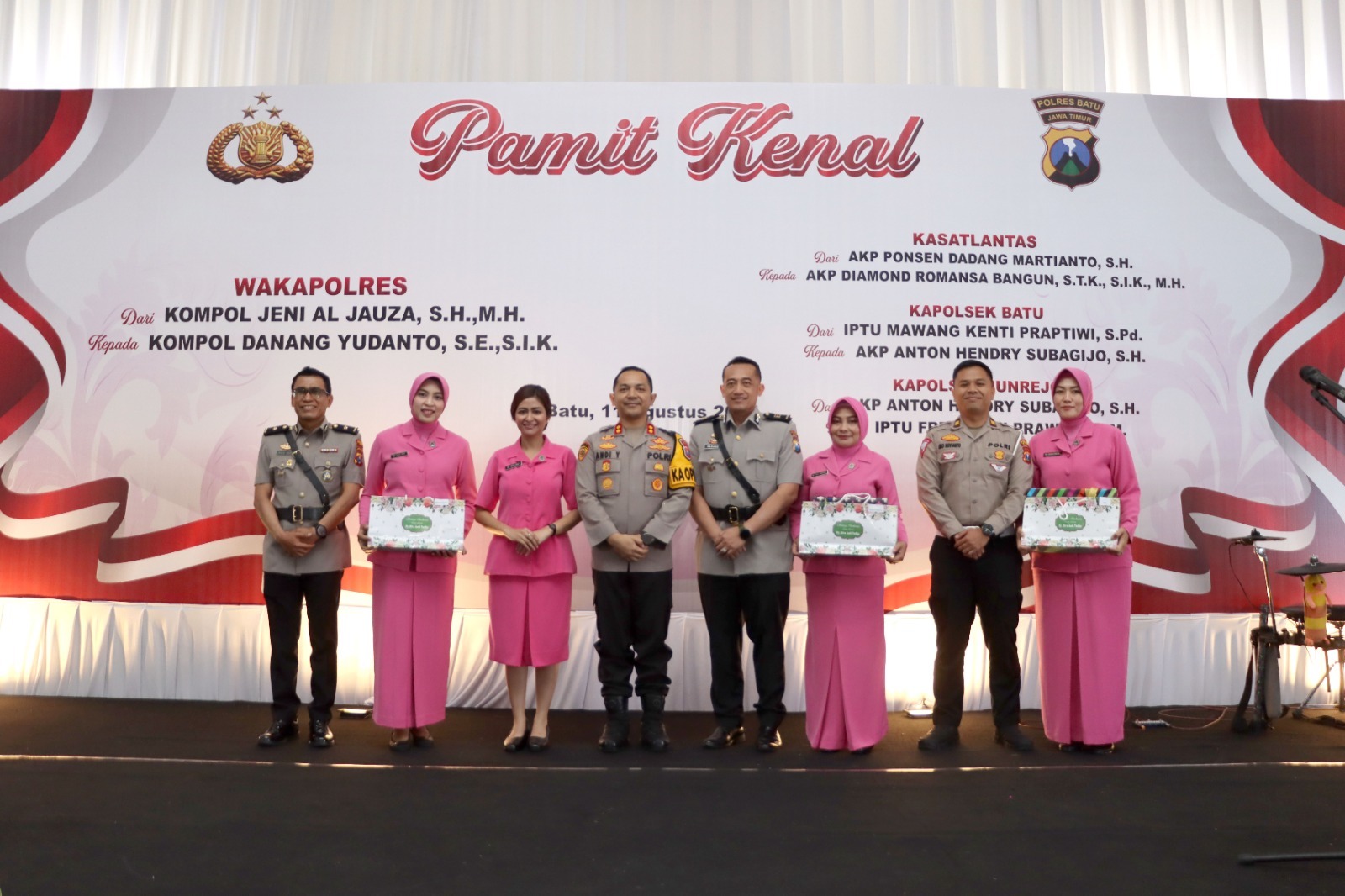 Mutasi di Mapolres Batu, Kapolres AKBP Andi Yudha Pranata Sampaikan Ini