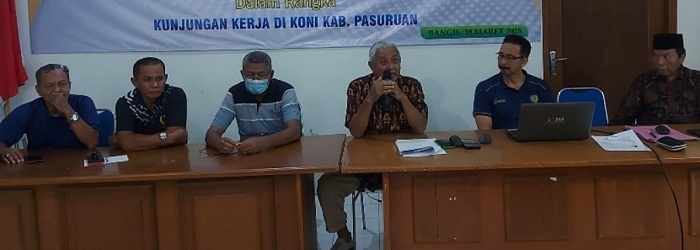 Musorkab Digelar 26 April, KONI Kabupaten Pasuruan Buka Pendaftaran Terbuka