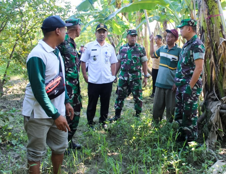 Bersama DKPP, Dandim Bojonegoro Cek Lokasi Sumber Air