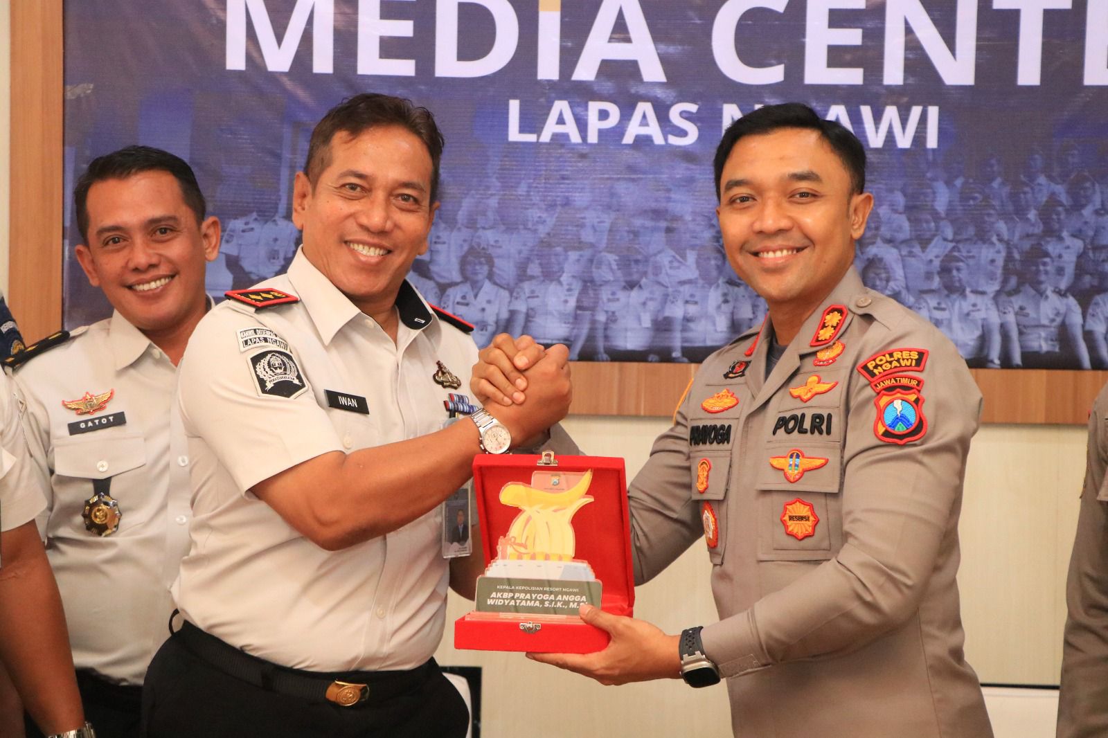 Perkuat Sinergitas Antar Instansi, Kapolres Ngawi Silaturahmi ke Lapas Kelas II B