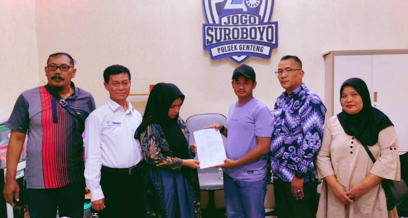 Warga Surabaya Dianiaya Bapak-Anak Berujung Damai, Korban Disantuni Rp 40 Juta