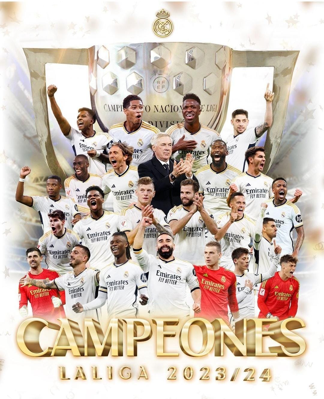 Kembali Mendominasi! Real Madrid Mengunci Titel La Liga di Pekan 34