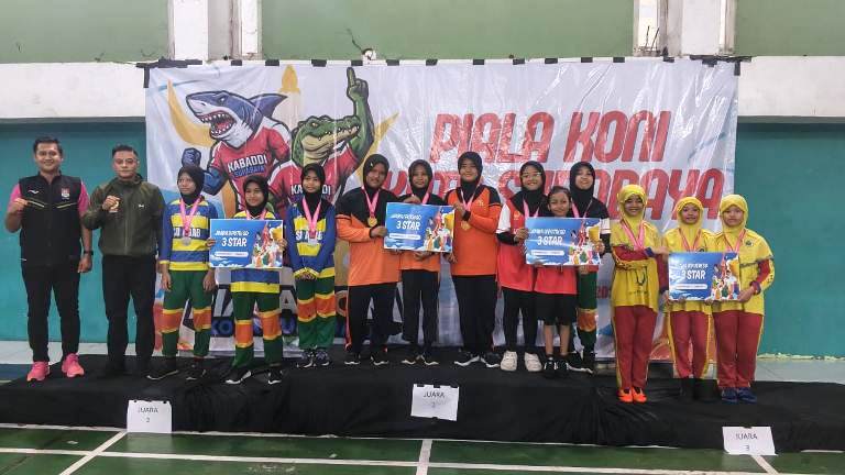 Ratusan Atlet Ramaikan Kejuaraan Kabaddi Piala KONI Surabaya 2025, Arderio Hukom Optimistis Tatap Porprov 2027
