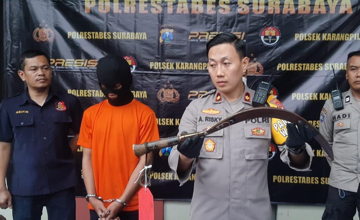 Amankan 7 Remaja, Polisi Terus Mencari Anggota Gangster Viral di Kebraon
