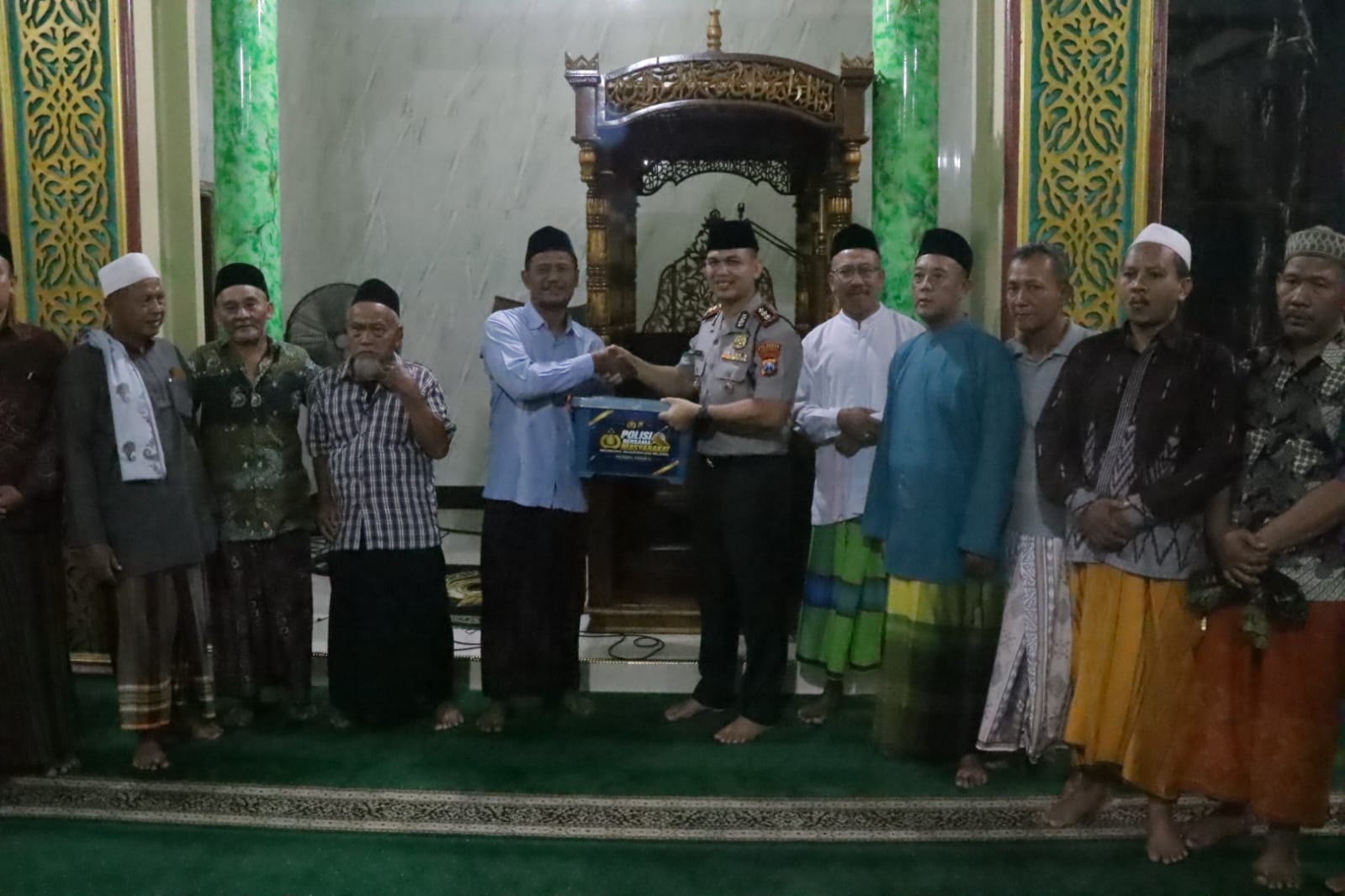 Wakapolresta Sidoarjo Gelar Subuh Keliling Jalin Kedekatan Masyarakat
