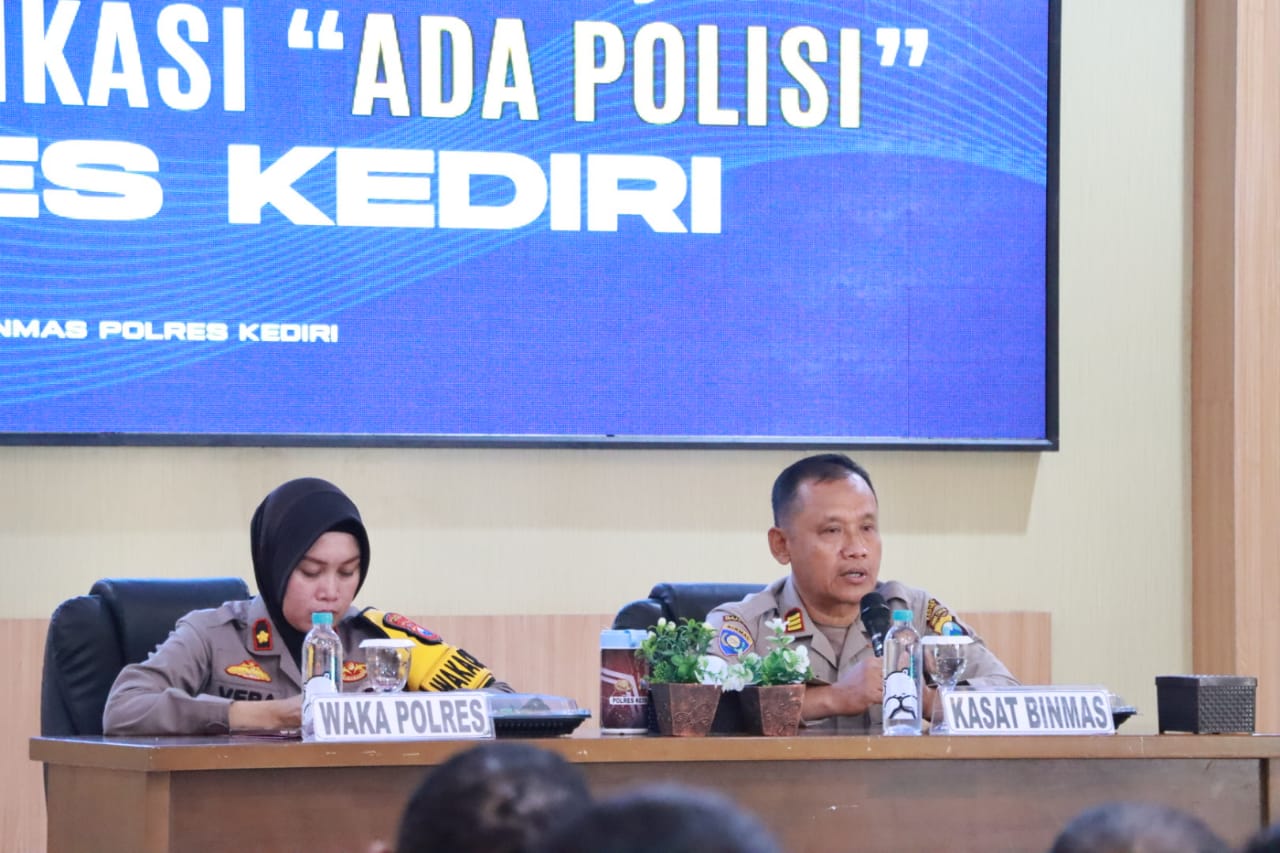 Polres Kediri Gelar Latkatpuan Aplikasi Ada Polisi