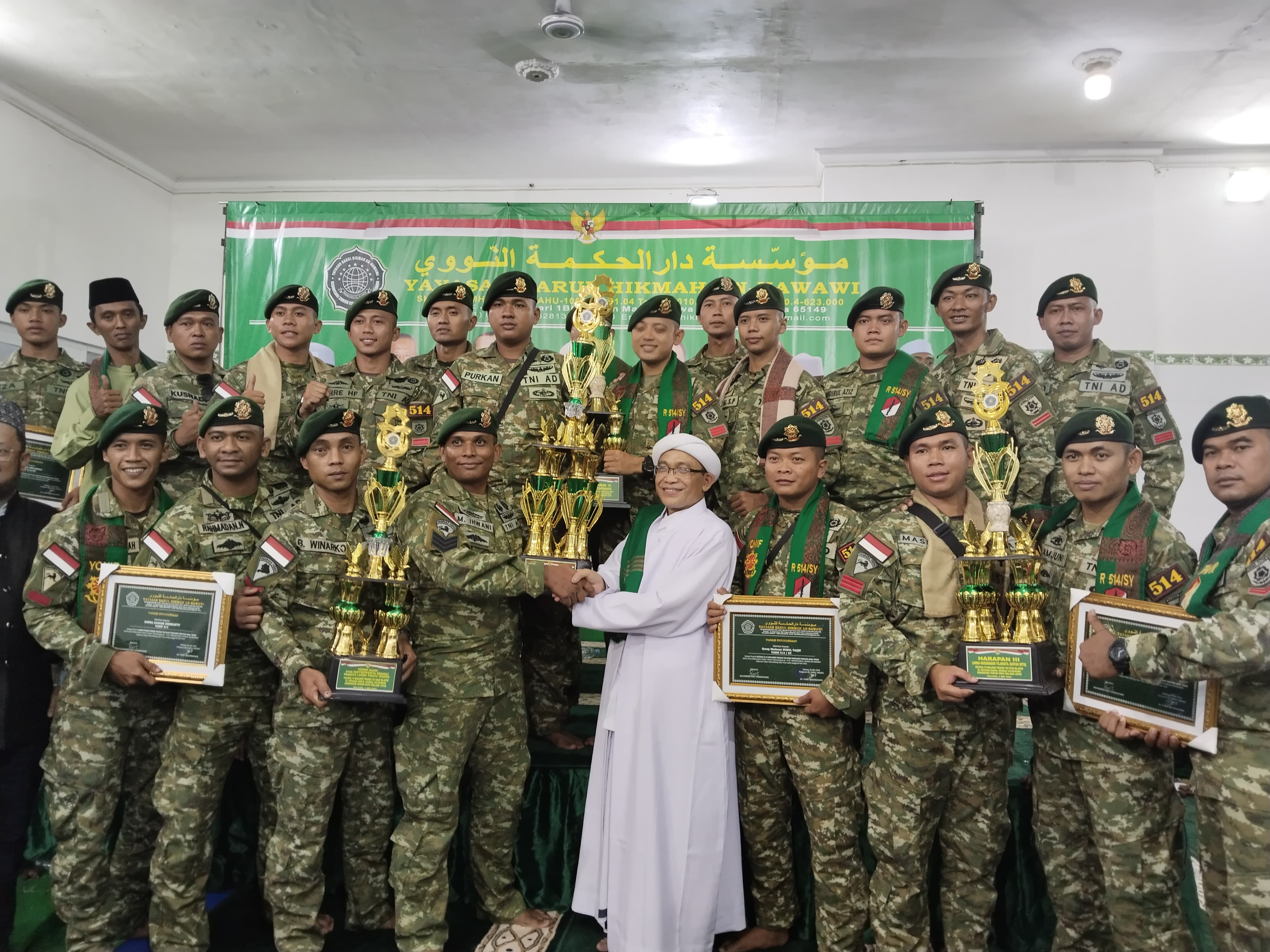 Brigif 9/DY/2 Kostrad Boyong 4 Trophy di Festival Sholawat TNI-Polri Jawa Timur!