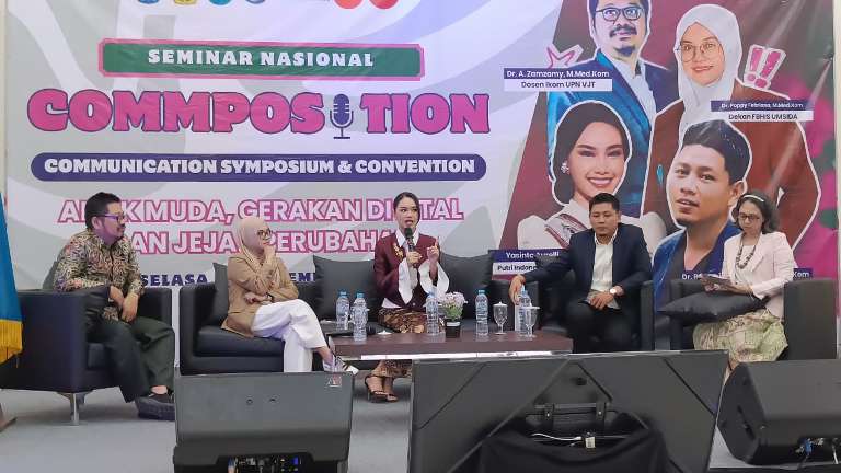 Prodi Ilkom Gelar Commposition, Jadi Panggung Puteri Indonesia Ajak Generasi Muda Bangun Personal Branding