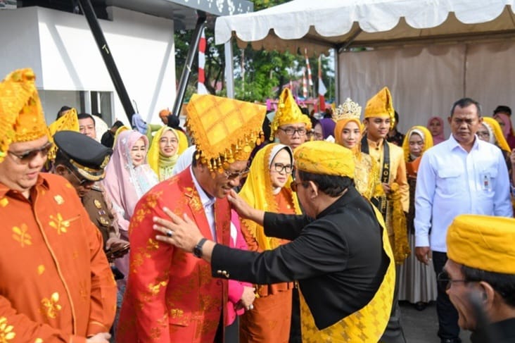 Hadiri HUT Ke-46 Kota Palu, Menkumham Supratman Dorong Kesadaran Hukum di Masyarakat