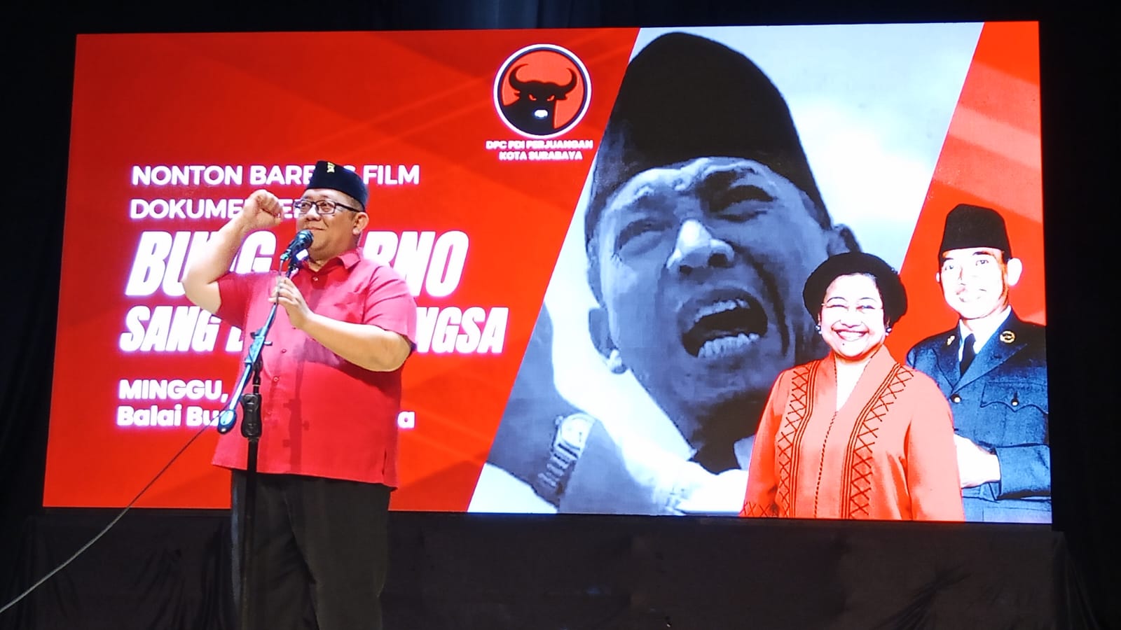 Puncak Bulan Bung Karno, PDIP Surabaya Ajak Ratusan Kader Warisi Api Perjuangan Lewat Film