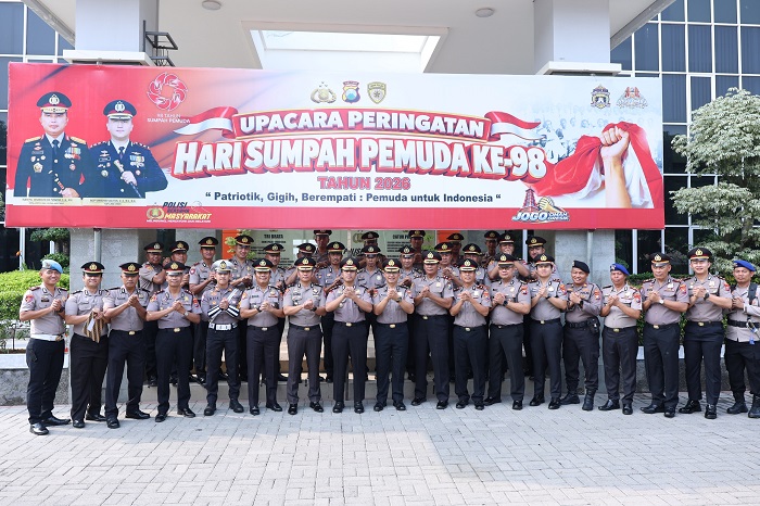 Sumpah Pemuda 2026, Kapolres Gresik Tanamkan Patriotisme kepada Pelajar Sekolah Rakyat