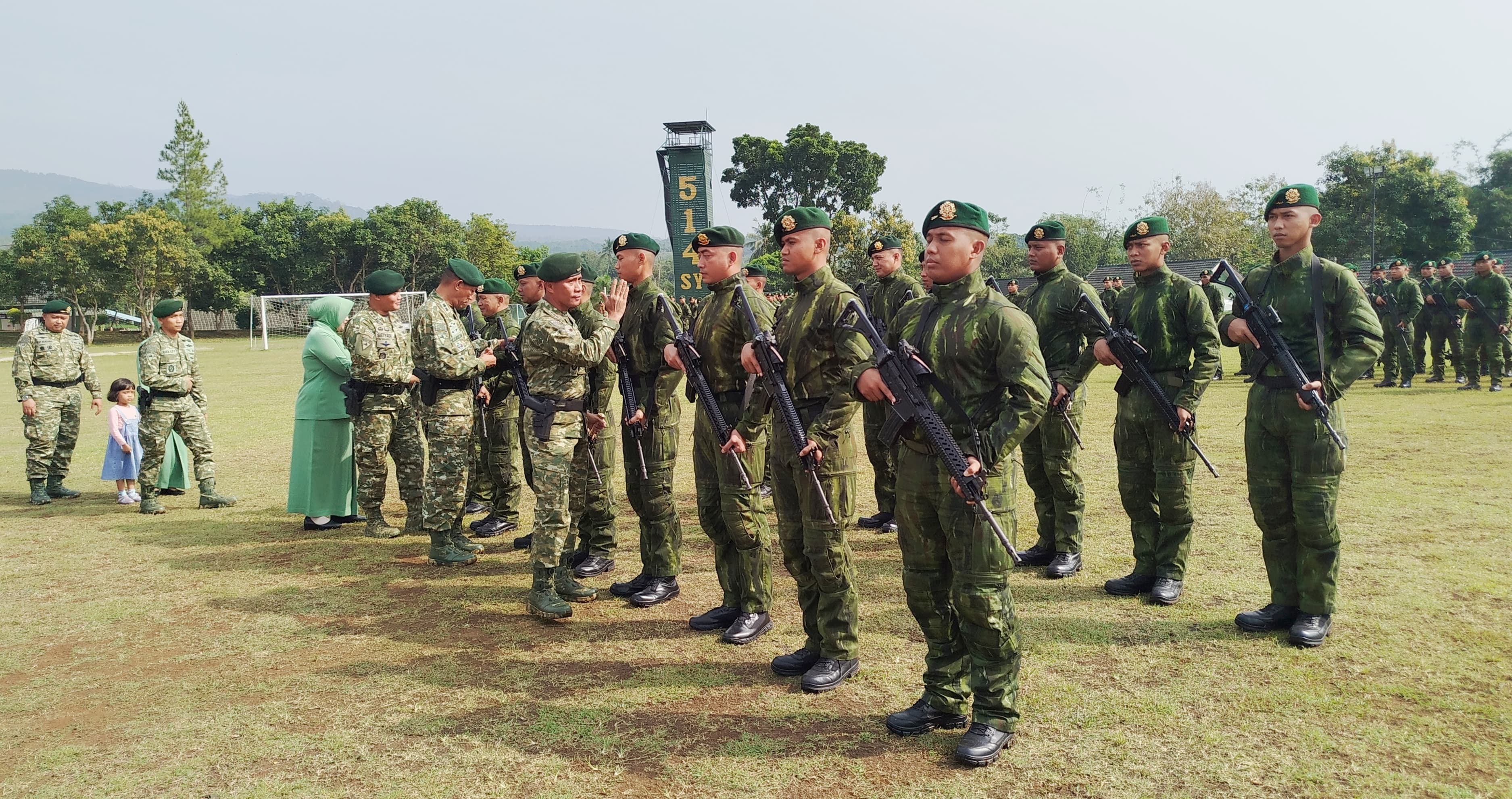Komandan Brigif 9 Kostrad Sambut 210 Prajurit Yonif 514/SY Kostrad Usai Tuntaskan Misi di Papua