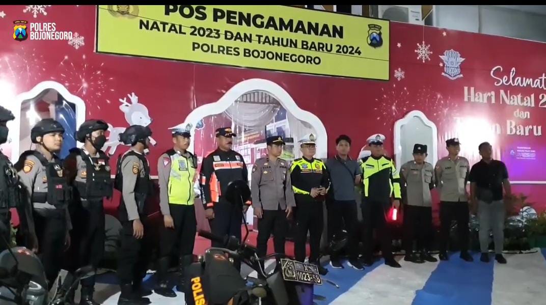 Polres Bojonegoro Patroli Skala Besar Cegah Gangguan Kamtibmas Jelang Nataru